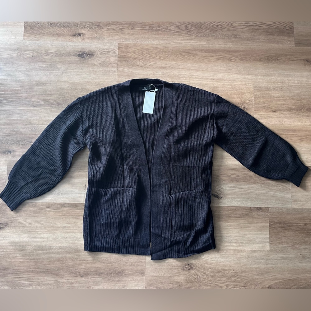 Women’s Lillusory Oversized Black Cardigan